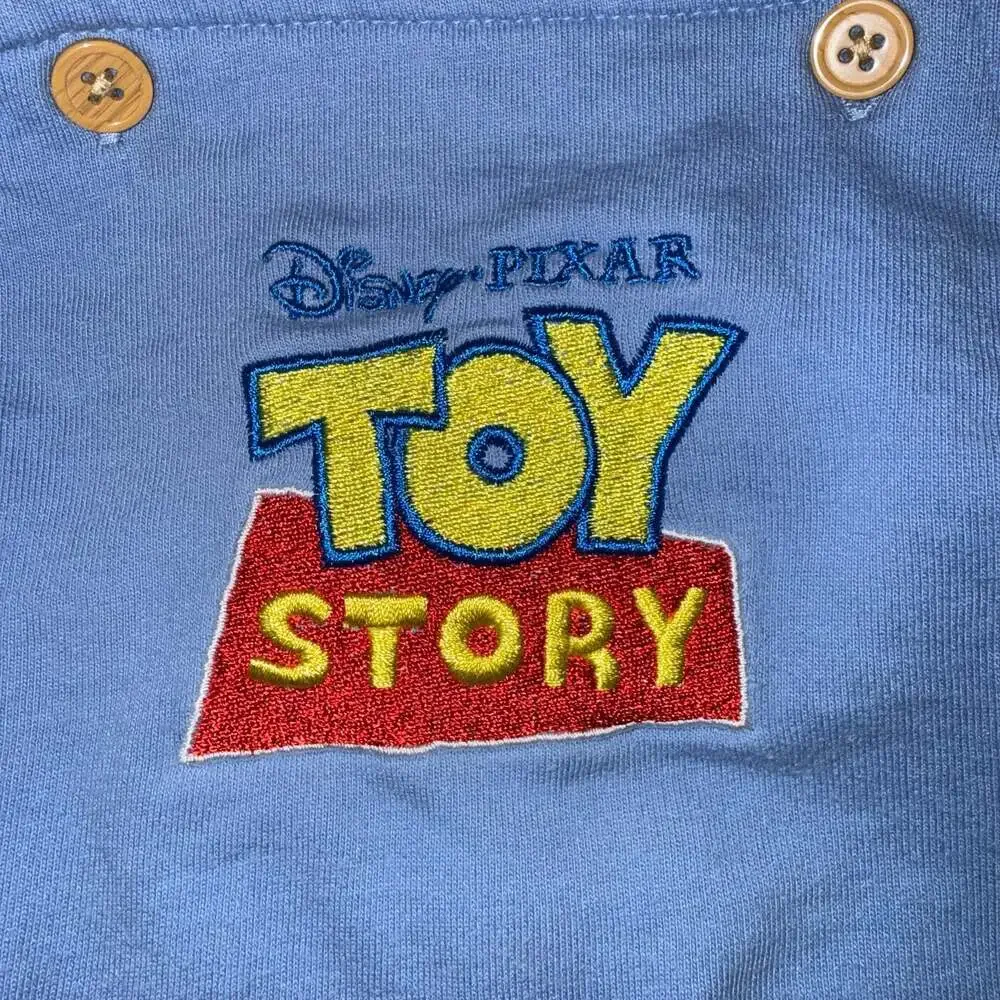 Disney Baby Toy Story Woody and Buzz Lightyear Shortall and T-Shirt Outfit 3-6M